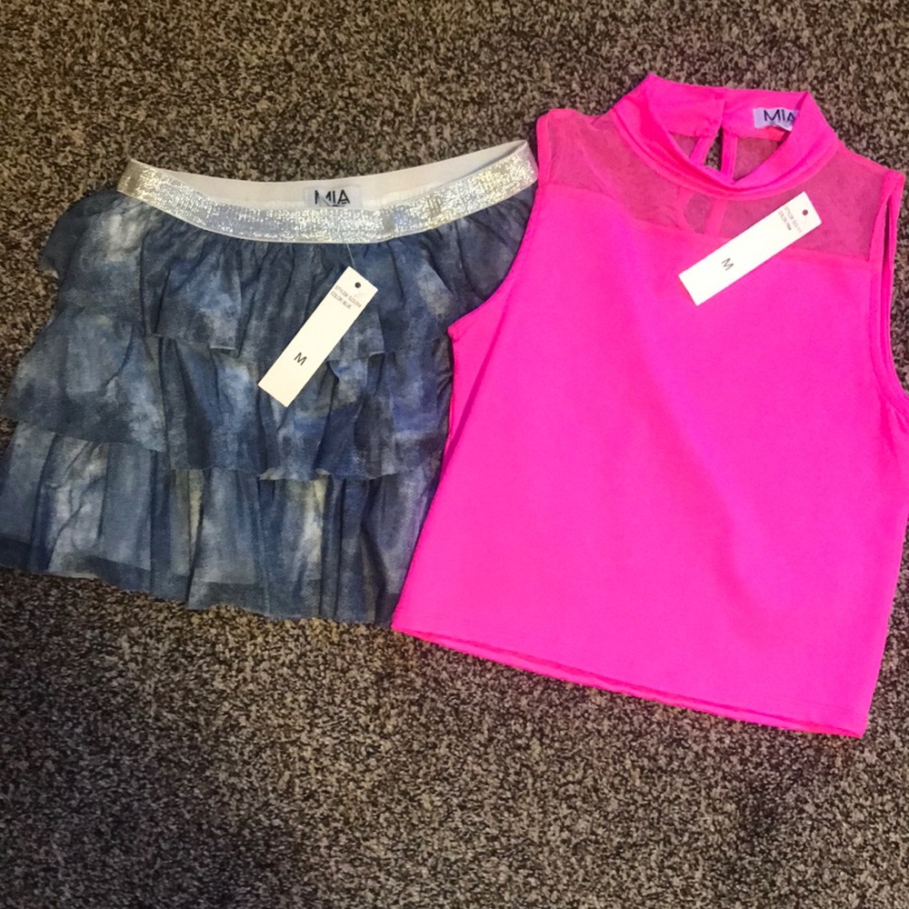 MIA New York Skirt/Tank. Size medium.